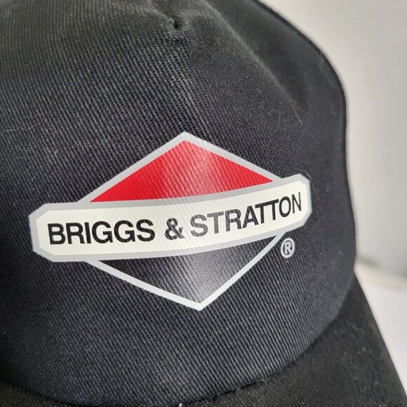 Briggs & Stratton Hat Snapback Baseball Vintage 80s Cap Retro Dad Trucker NOS - Picture 2 of 11
